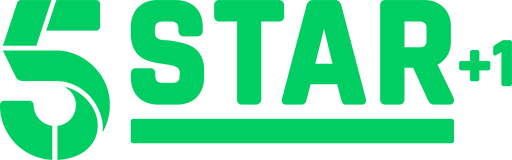 5 STAR +1 logo